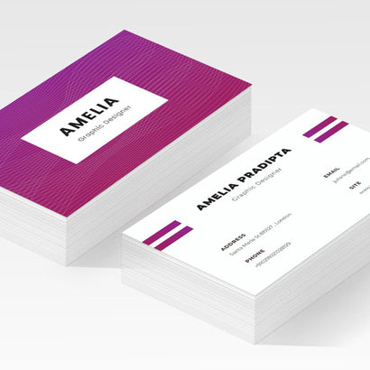 Amelia Business Card Design #04