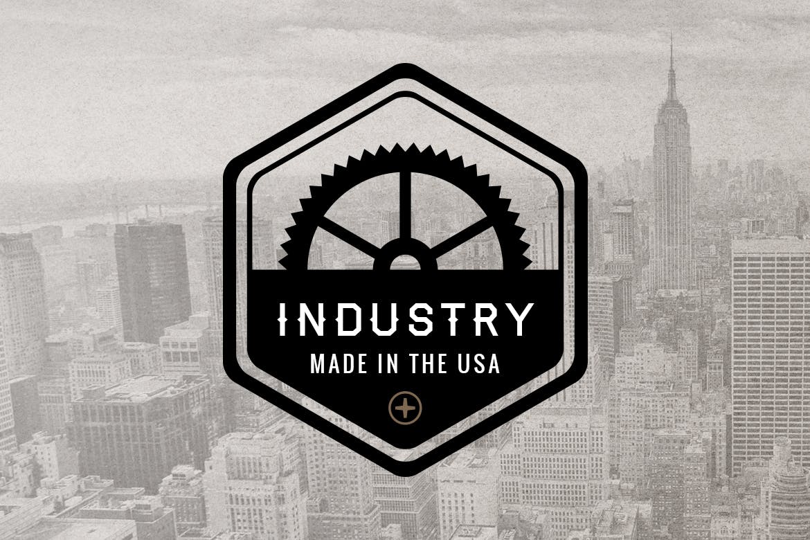 Retro Industrial Logos - Volume 1