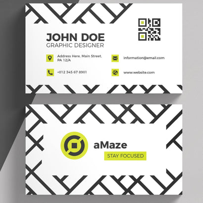 aMaze Business Card Design #02