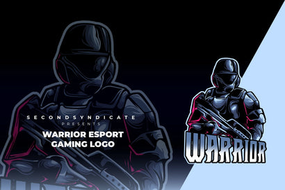 Warrior Esports Gaming Logo